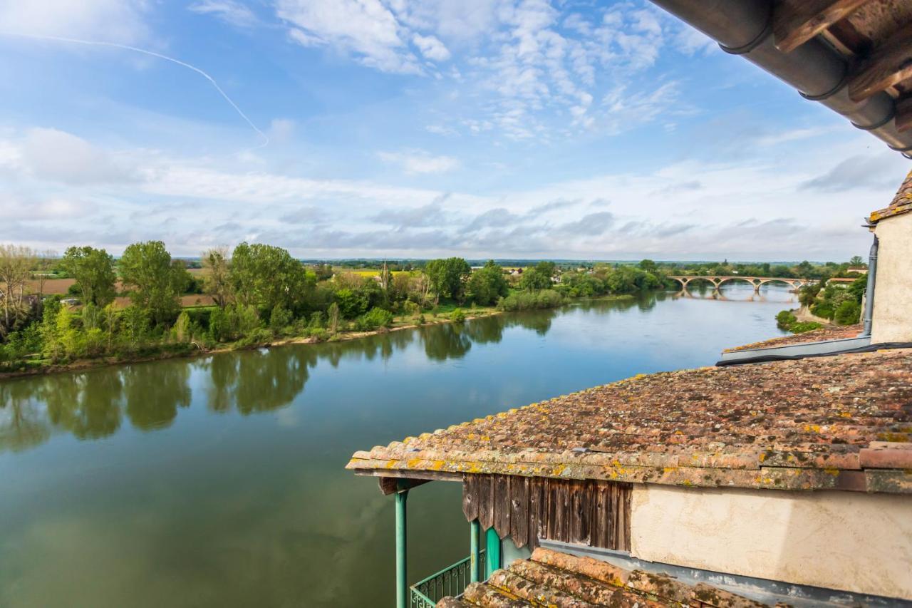 Hotel Restaurant Cote Garonne Le Balcon Des Dames - Tonneins Fauillet Marmande - Vue Panoramique Bord De Garonne Chambres Climatisees Экстерьер фото